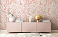 Pink Side Faces Wallpaper Mural