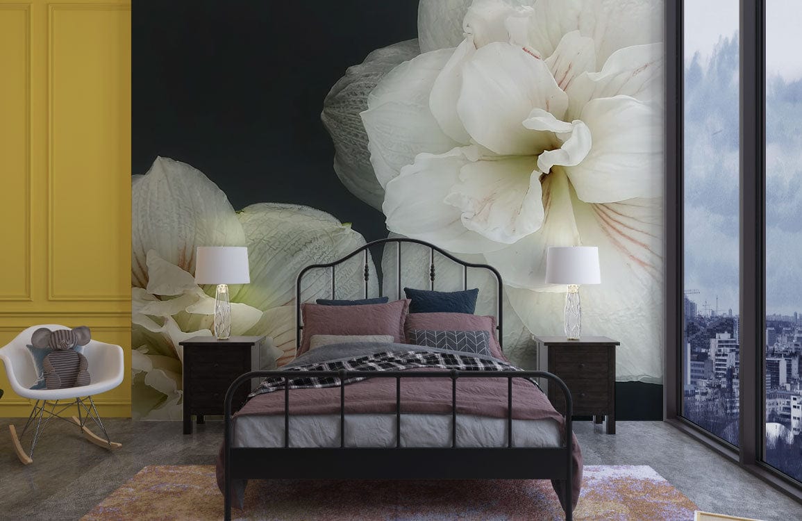 Decorate your bedroom with this beautiful Hibiscus Flower Wallpaper Mural.