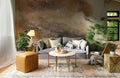 Rust Spots Grained Wall Wallpaper Mural