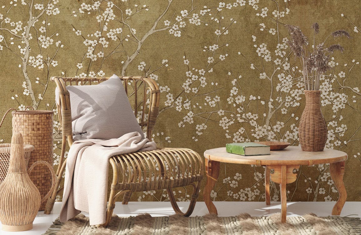 Starry Flowers Wallpaper Mural