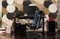 Stripe Balls Wallpaper Mural