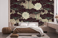 3D Dark Lotus Wallpaper Mural