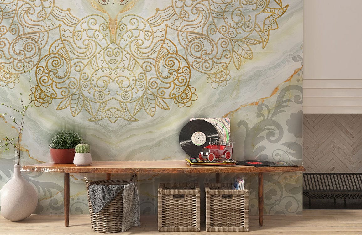 Totems Crystal Wallpaper Mural