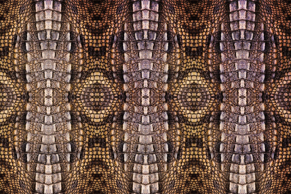 Vertical Python Skin Texture Wall Murals | Ever Wallpaper UK