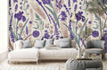 Wheat & Lavender Wallpaper Mural
