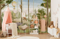 Wildlife in Dry Woods Wallpaper Mural