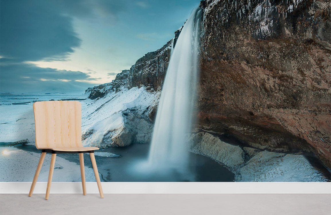 iceberg cliff waterfall wall murals for home