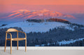 Dreamy Snowy Mountain Wallpaper Mural