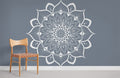 White Mandala Wallpaper Mural