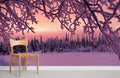 Purple Winter Wallpaper Mural
