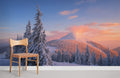 Dreamy Mountain Top Wallpaper Mural
