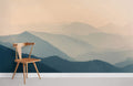 Ombre Continuous Mountains Wallpaper Mural