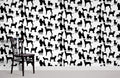 Dogs Silhouette Wallpaper Mural