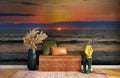 Sunset Ocean Wallpaper Mural