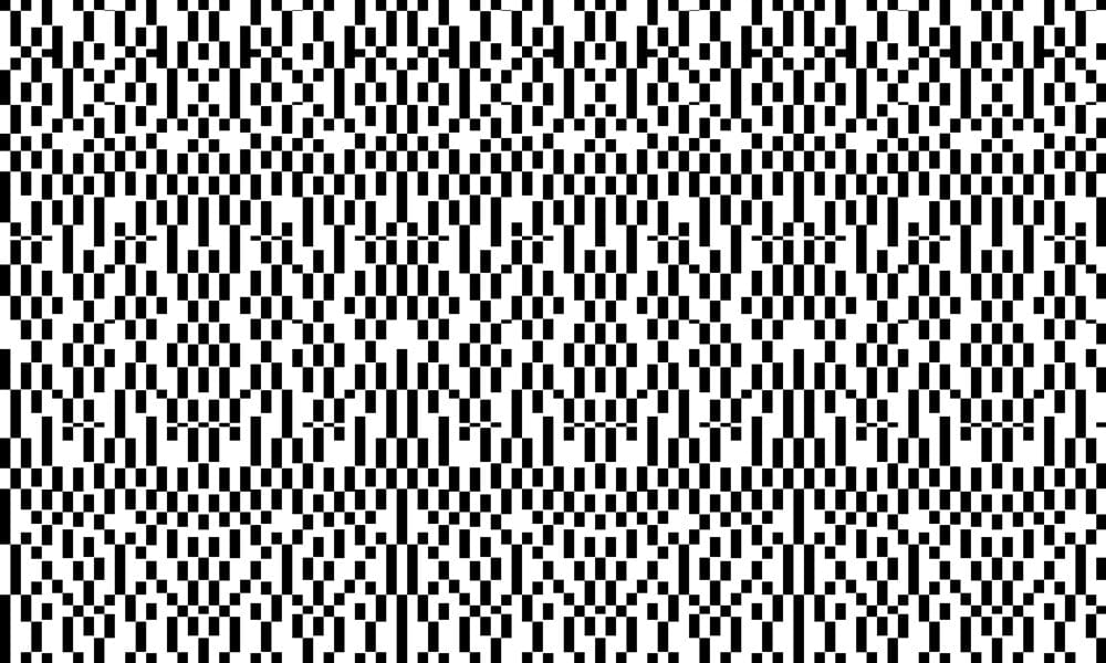 Black & White Modern Bauhaus Geometric Wallpaper