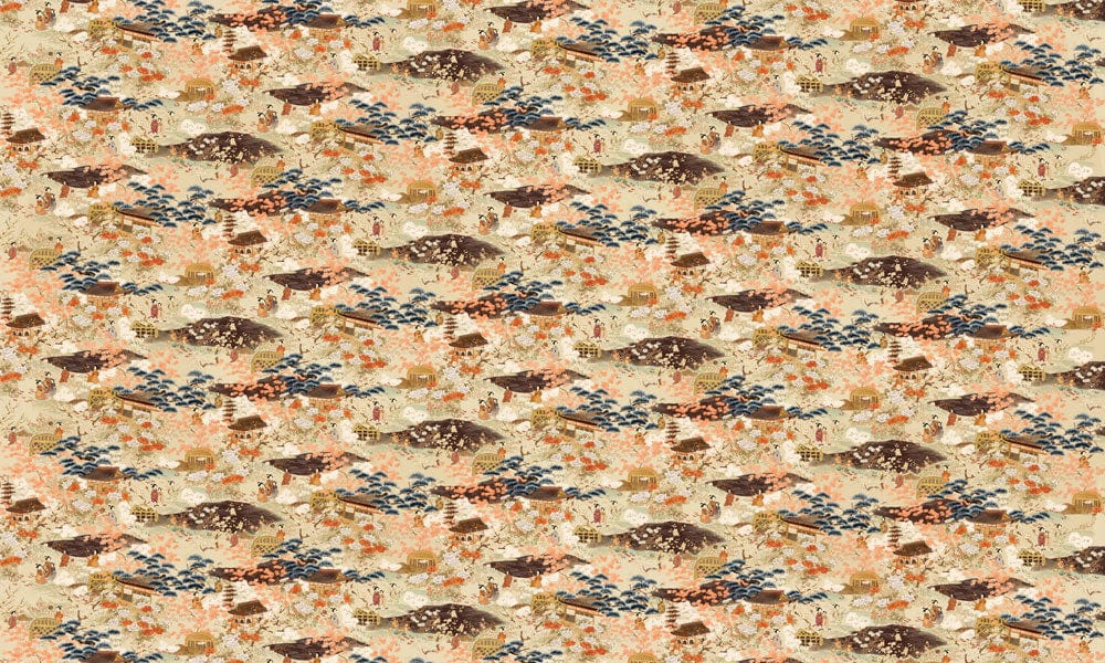 Vintage Japanese Style Wallpaper Mural II