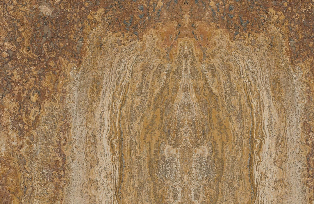 Rustic Earth Tones Abstract Marble Texture Mural Wallpaper Design