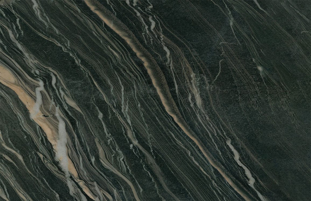 Elegant Dark Marble Effect Wallpaper with Natural Brown Veining Design
