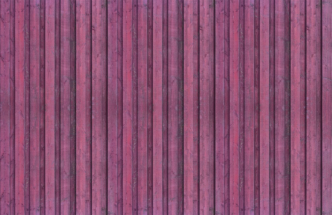 Vintage Plum Wooden Panel Wallpaper - Rustic Textured Wall Décor Design