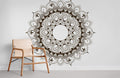 Brown Mandala Wallpaper Mural