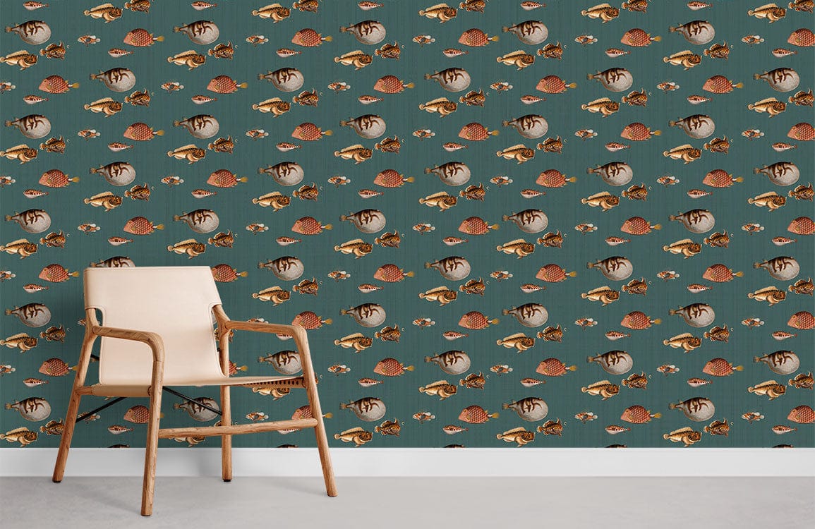 Marine Fishes Wallpaper Mural