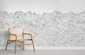 Steep Mountains Wallpaper Mural