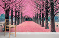 Sakura Road Wallpaper Mural