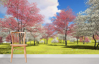 Sunny Garden Wallpaper Mural