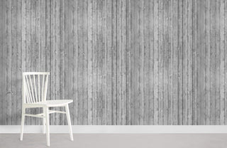Gray Wood Texture Wallpaper Mural