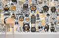 Monsters & Aliens ll Wallpaper Mural