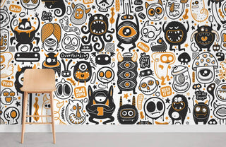 Monsters & Aliens ll Wallpaper Mural