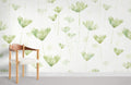 Watercolor Leaf Wallpaper Mural