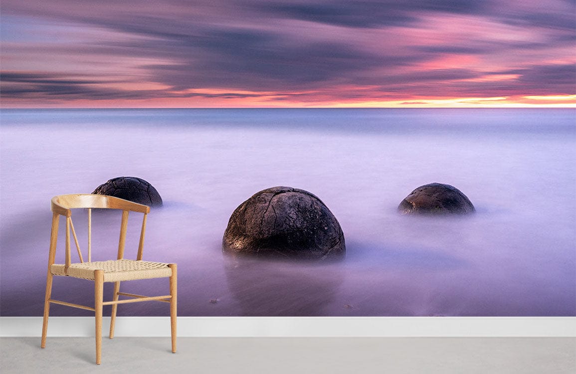 Misty Ocean Wallpaper Mural