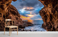Ocean from Cave Wallpaper Mural