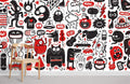 Monsters & Aliens Wallpaper Mural