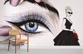 Delicate Makeup Wallpaper Mural