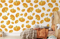 Floating Pumpkins Wallpaper Mural