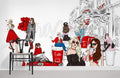 Fashion Valentine Wallpaper Mural
