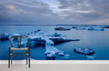 Scattered Iceberg Wallpaper Mural