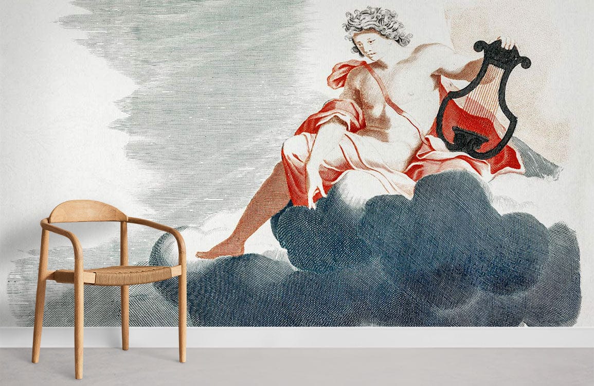 Apollo on the Clouds Wallpaper Mural
