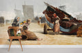 Beach Scene Wallpaper Mural