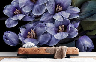 Crocus Blossom Wallpaper Mural