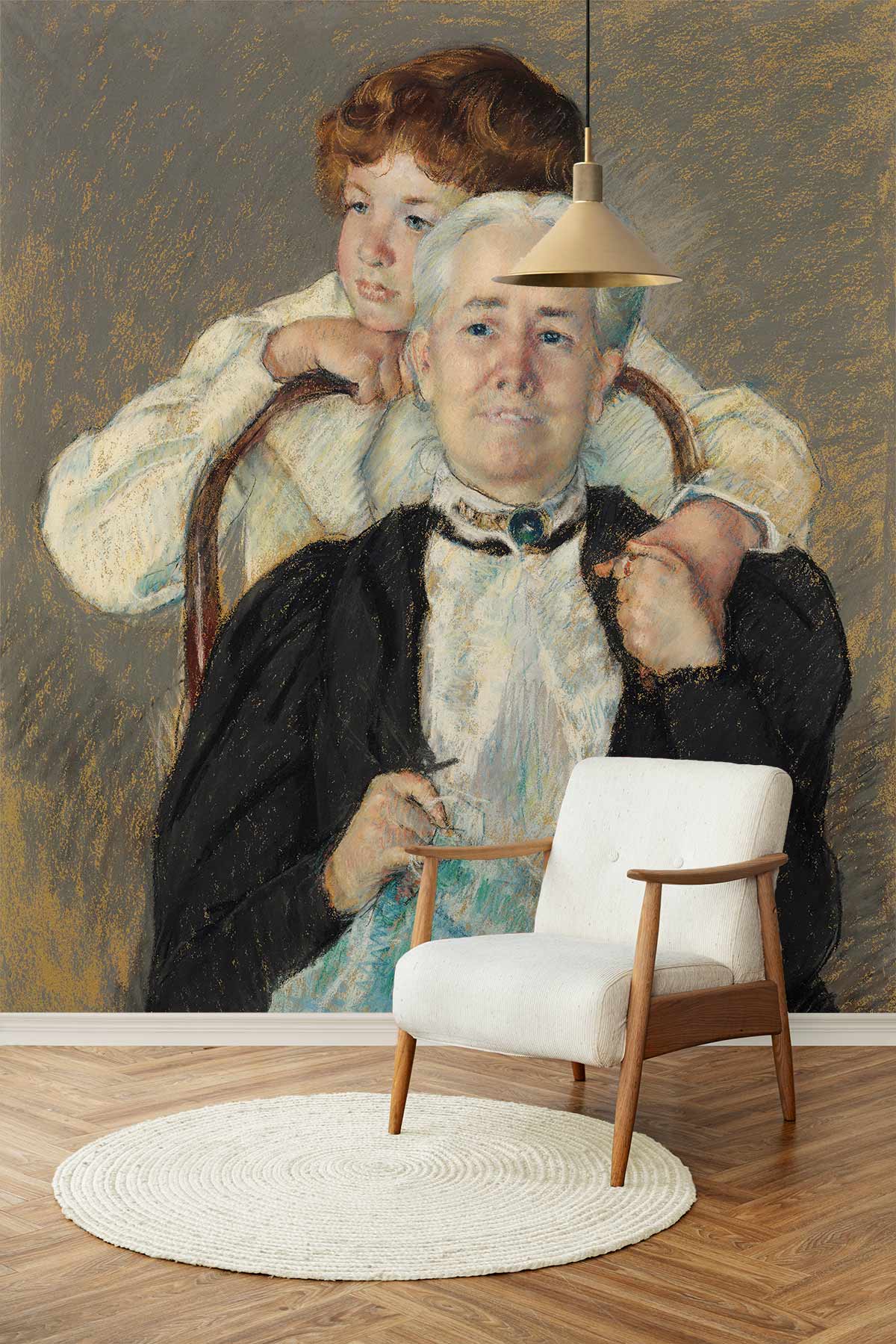 Cyrus J. Lawrence & Grandson Wallpaper Mural Hallway