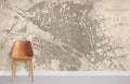 Eastern Division of Paris Wallpaper Mural