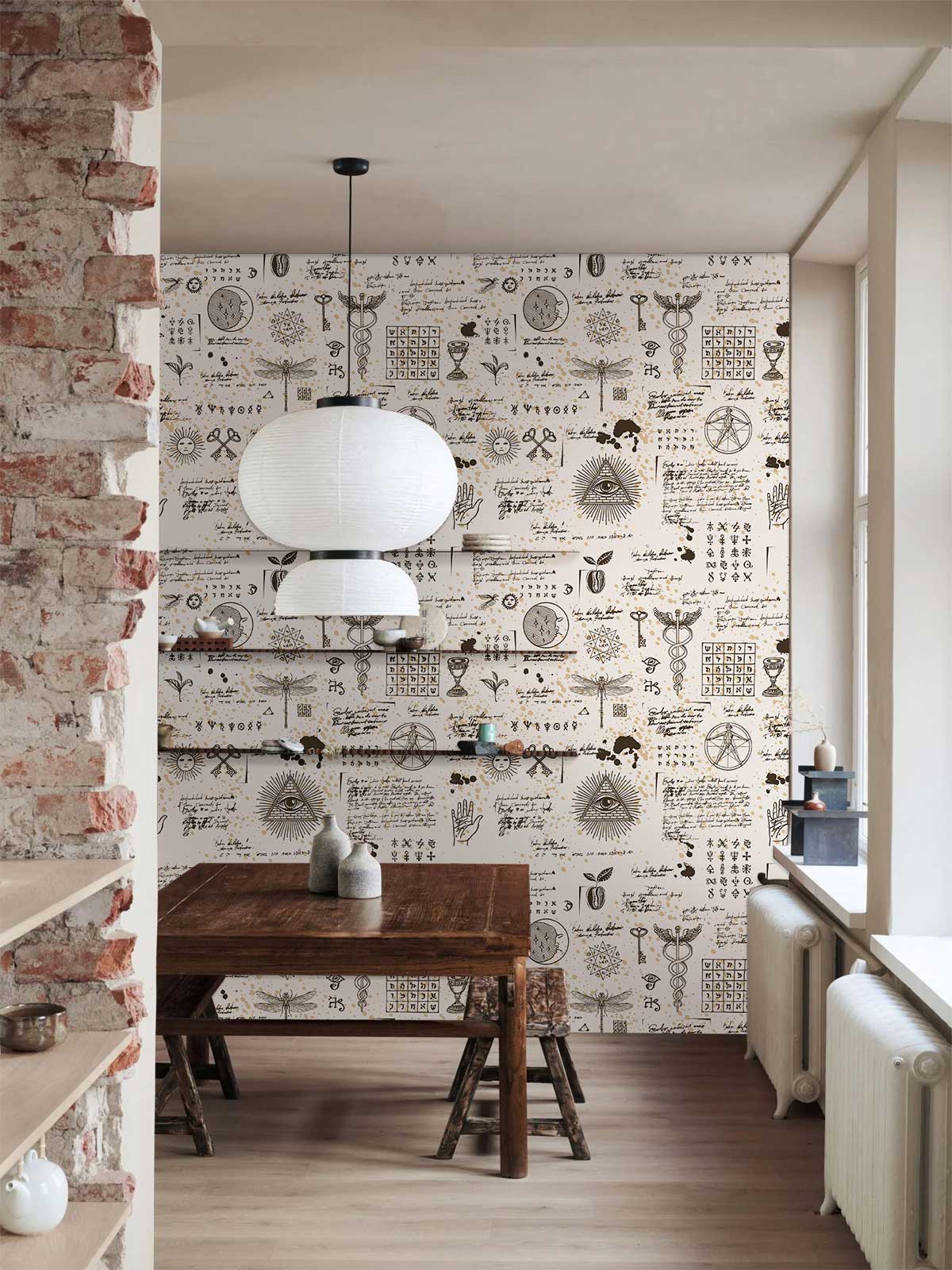 Egyptian Cabala Ⅱ Dining Room Wallpaper Mural