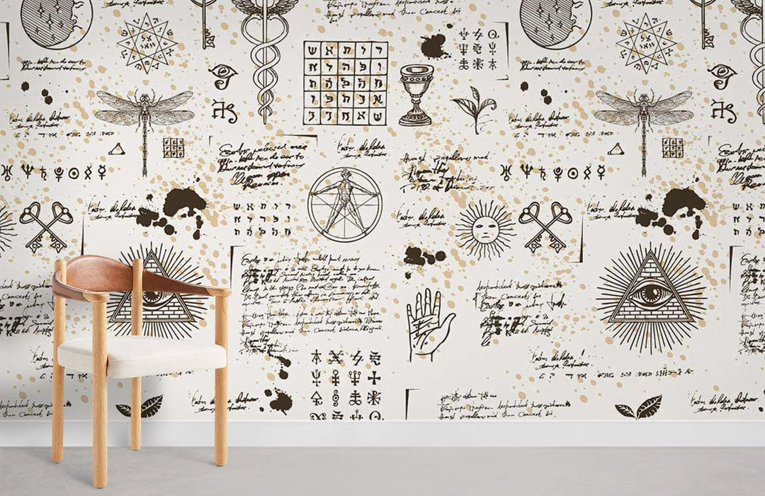Egyptian Cabala Ⅱ Room Wallpaper Mural