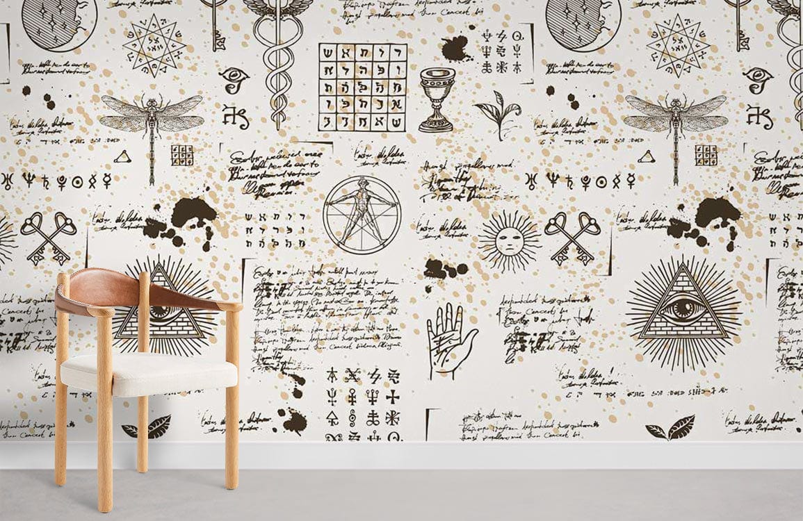 Egyptian Cabala Ⅱ Room Wallpaper Mural
