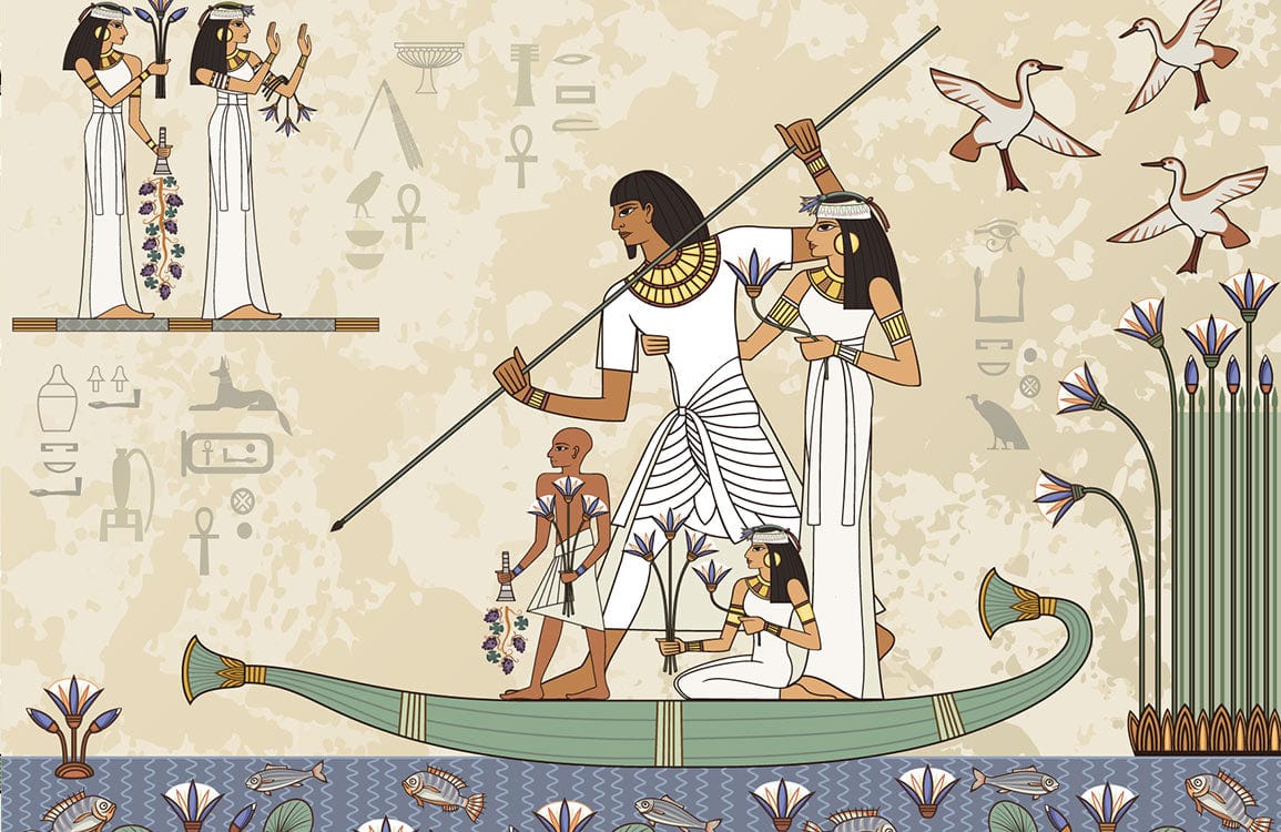 Egyptian King Ⅱ Plain Wallpaper Mural