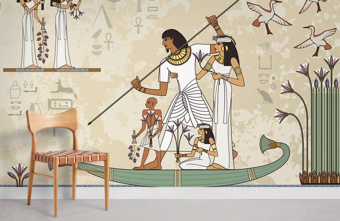 Egyptian King Ⅱ Room Wallpaper Mural
