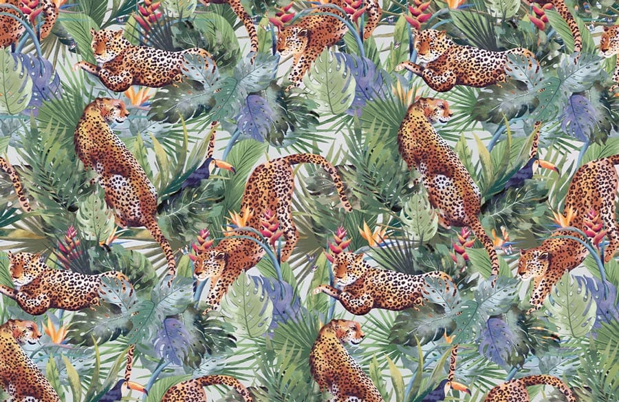 Forest Cheetah Wallpaper Mural